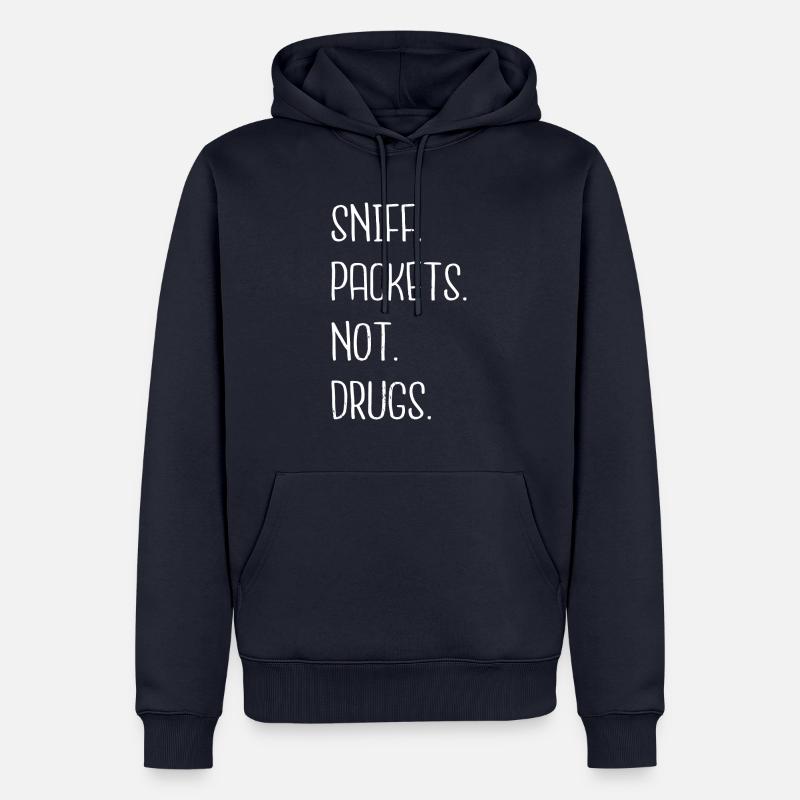 computer statement anonymous hacker - Männer Premium Bio Hoodie - Navy