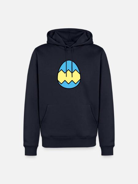 Osterei farbenfroh - Männer Premium Bio Hoodie - Navy