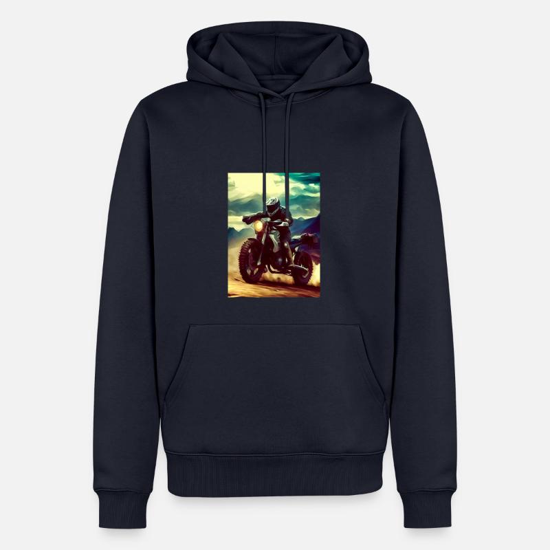 accelerate - Männer Premium Bio Hoodie - Navy
