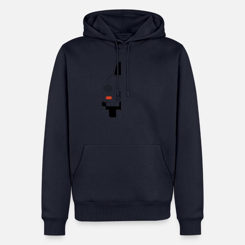 Trabi Schatten -  Shadow - Sweat à capuche Premium bio Homme - bleu marine