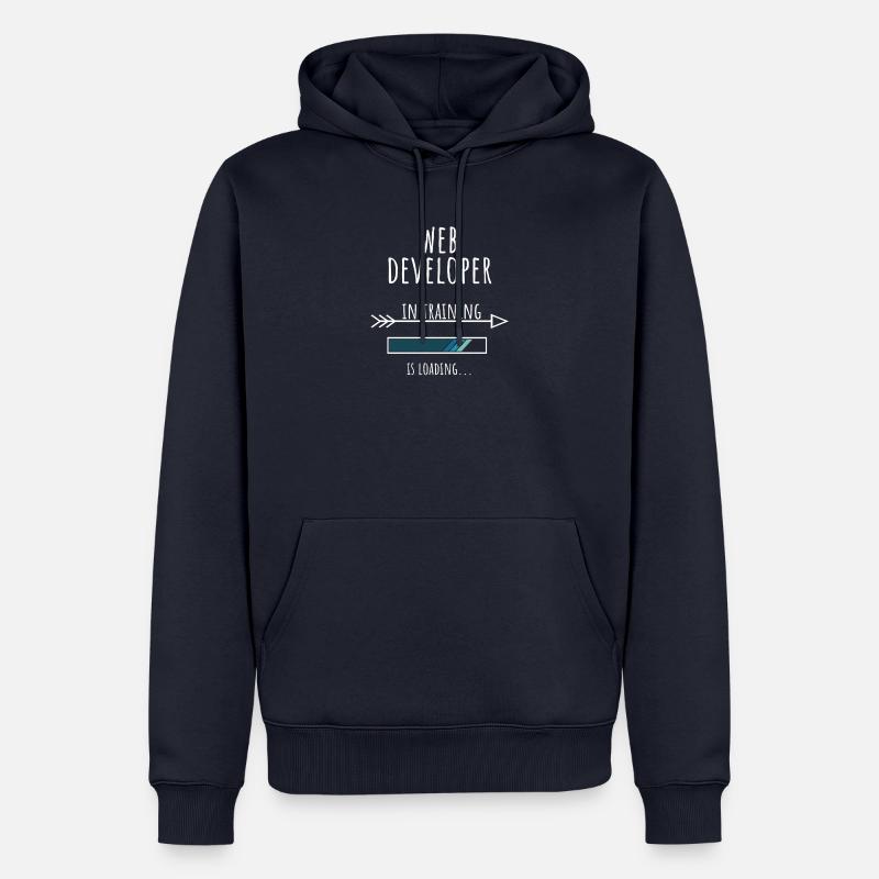 Web Developer in Ausbildung Beruf Geschenk - Männer Premium Bio Hoodie - Navy