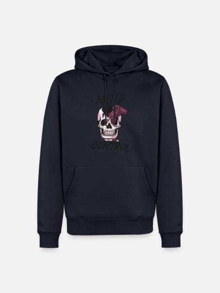 Mind Control Gaming-Design - Männer Premium Bio Hoodie - Navy