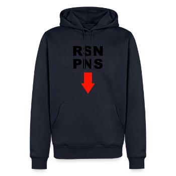 Männer Sauftour Jungesellenabschied - Männer Premium Bio Hoodie - Navy - Vorne - Nico (187cm)