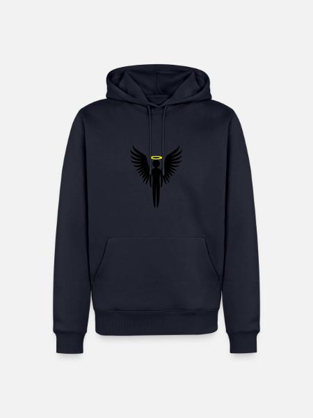 Engel Symbol - Männer Premium Bio Hoodie - Navy