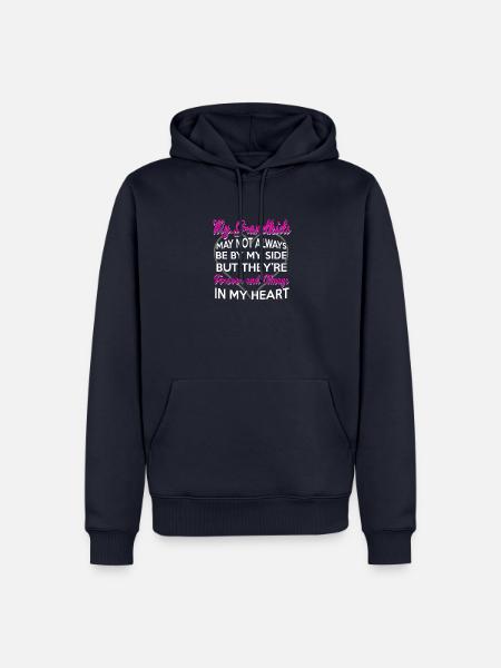 Meine Enkelkinder - Männer Premium Bio Hoodie - Navy