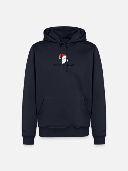 Knecht Ruprecht-Geschenkidee für Weihnachten - Männer Premium Bio Hoodie - Navy
