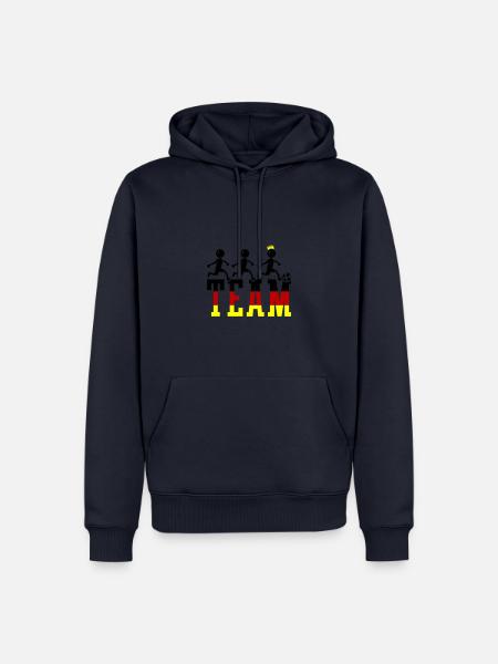 Fussball Team Meister Germany - Männer Premium Bio Hoodie - Navy
