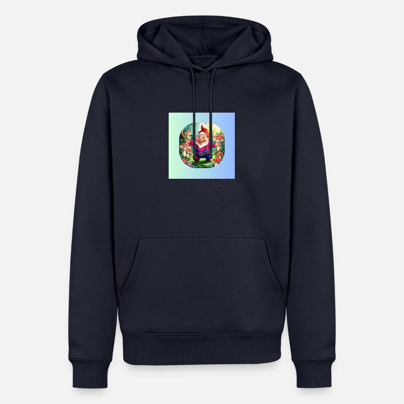 Nain - Sweat à capuche Premium bio Homme - bleu marine