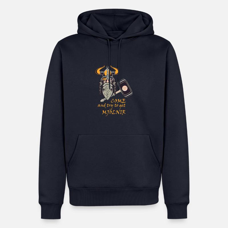 Try to get Mjölnir - Männer Premium Bio Hoodie - Navy