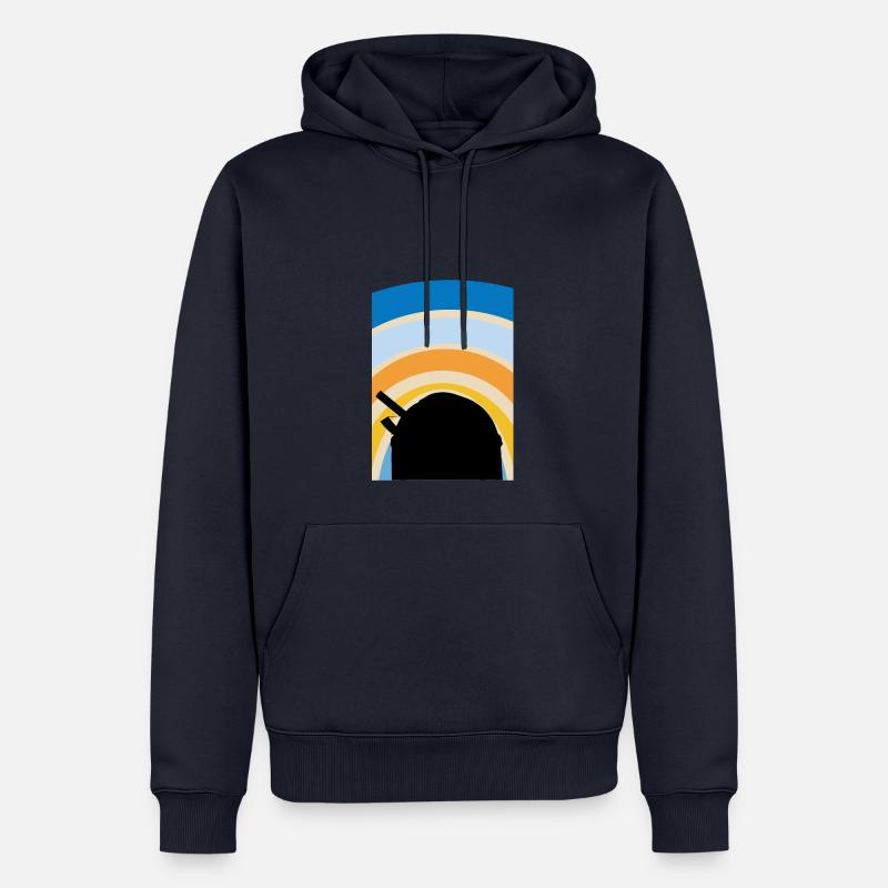 Physicien astronome - Sweat à capuche Premium bio Homme - bleu marine
