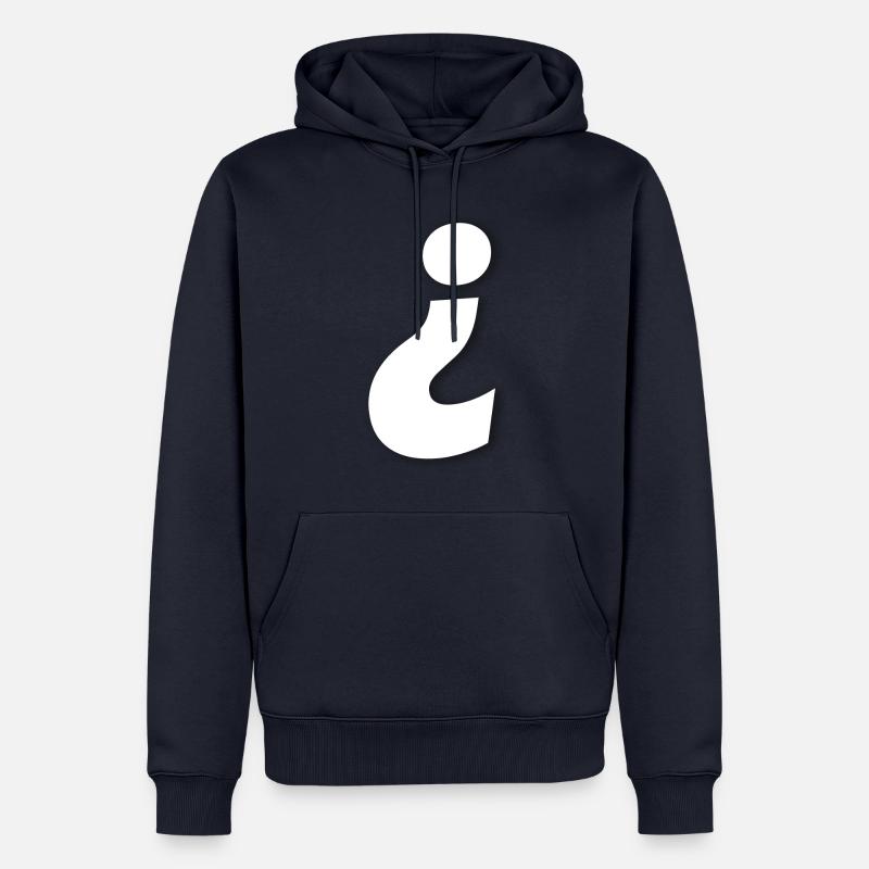 Fragezeichen Andersrum - Männer Premium Bio Hoodie - Navy