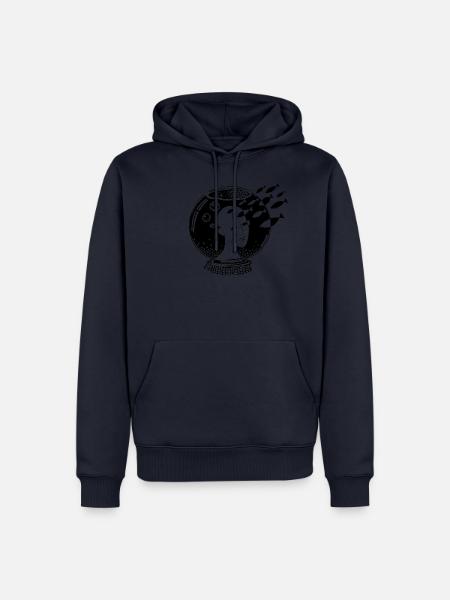 Dreamer (fish tank) - Männer Premium Bio Hoodie - Navy