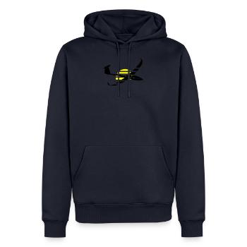 Glider Gliding Glider Glider - Men’s Premium Organic Hoodie - navy - Front - Nico (187cm)