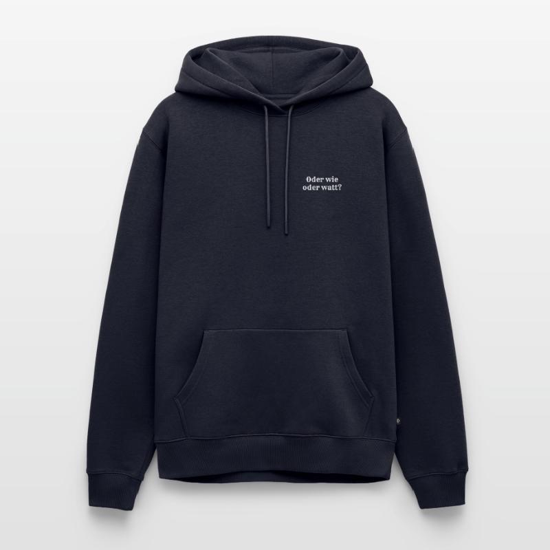 Oder wie oder watt? Männer Premium Bio Hoodie