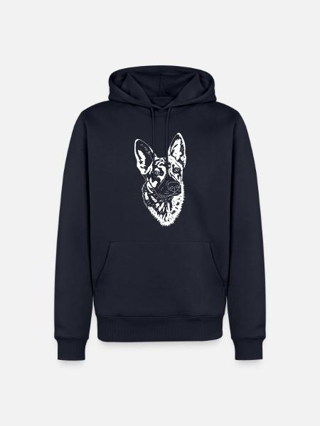 Holländischer Schäferhund - Männer Premium Bio Hoodie - Navy