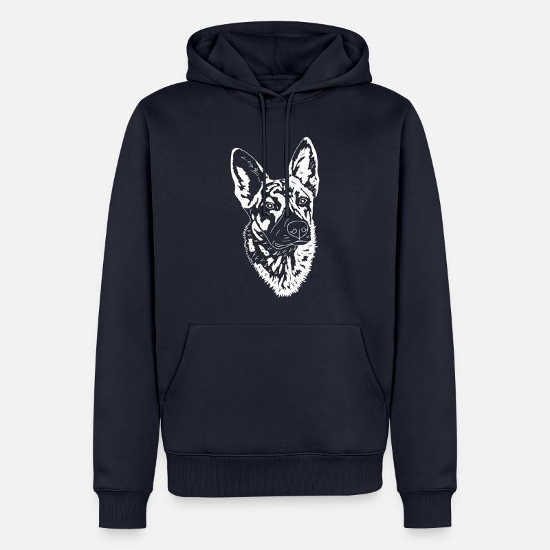 Holländischer Schäferhund - Männer Premium Bio Hoodie - Navy