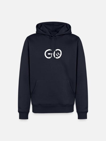 Outdoor Abenteuer - Männer Premium Bio Hoodie - Navy