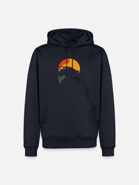 Auto Sportauto - Männer Premium Bio Hoodie - Navy