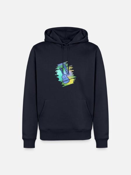 Justus - Männer Premium Bio Hoodie - Navy