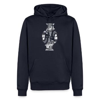 Electronic Music Producer and Beatmaker - Men’s Premium Organic Hoodie - navy - Front - Nico (187cm)