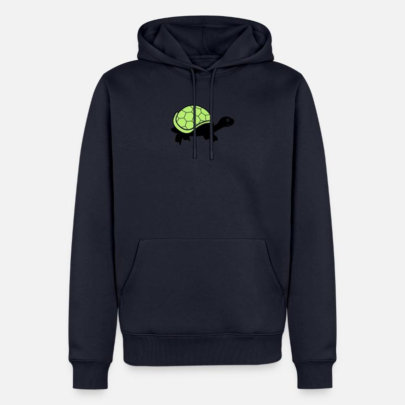 turtle - Männer Premium Bio Hoodie - Navy