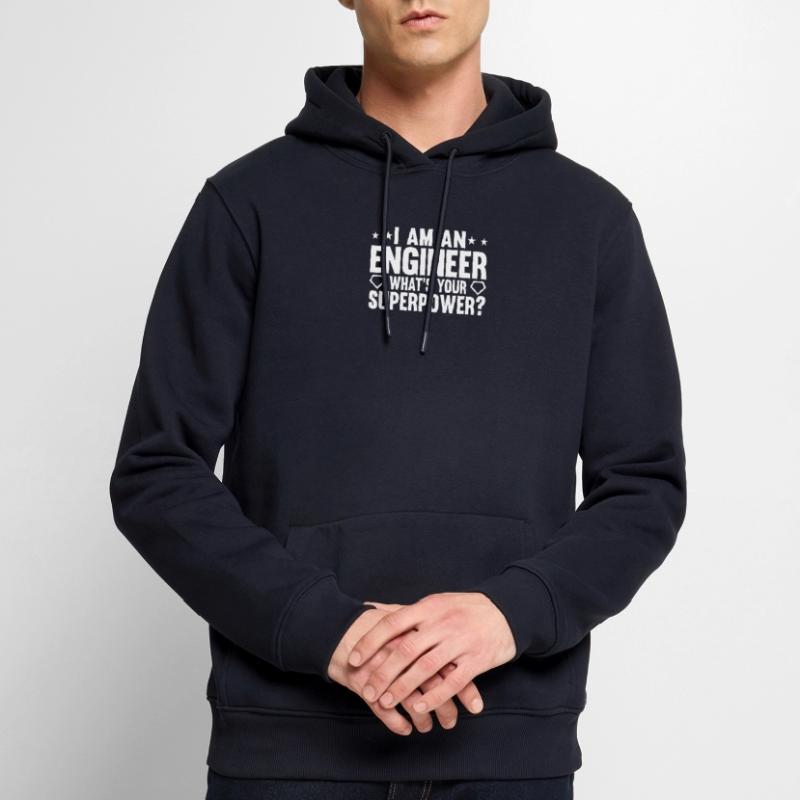 Engineer Brain Mechanical Engineering Electrical Engineering Math Men’s Premium Organic Hoodie
