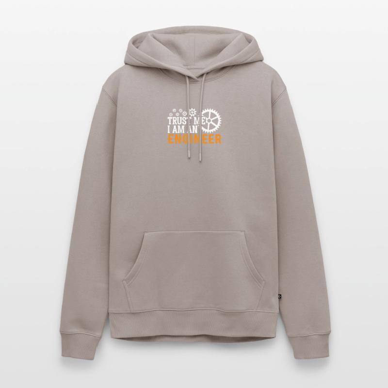 Engineer Brain Mechanical Engineering Electrical Engineering Math Men’s Premium Organic Hoodie