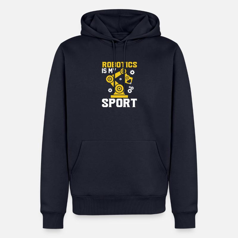 Roboter Programmierer Automatisierungstechniker - Männer Premium Bio Hoodie - Navy