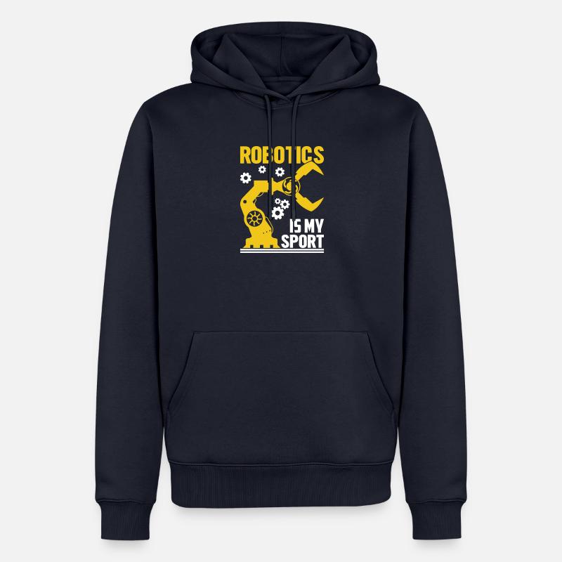 Roboter Programmierer Automatisierungstechniker - Männer Premium Bio Hoodie - Navy