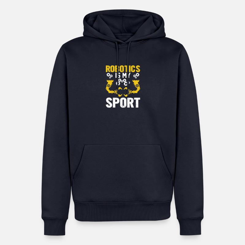 Roboter Programmierer Automatisierungstechniker - Männer Premium Bio Hoodie - Navy