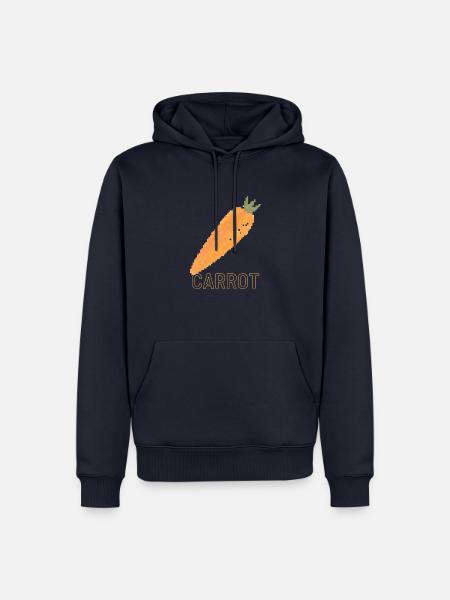 Carrot - Männer Premium Bio Hoodie - Navy