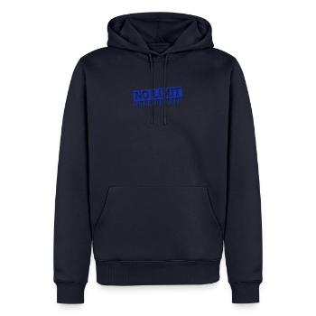 no limit 2 - Men’s Premium Organic Hoodie - navy - Front - Nico (187cm)