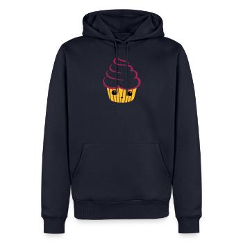 sweet cupcake - Männer Premium Bio Hoodie - Navy - Vorne - Nico (187cm)