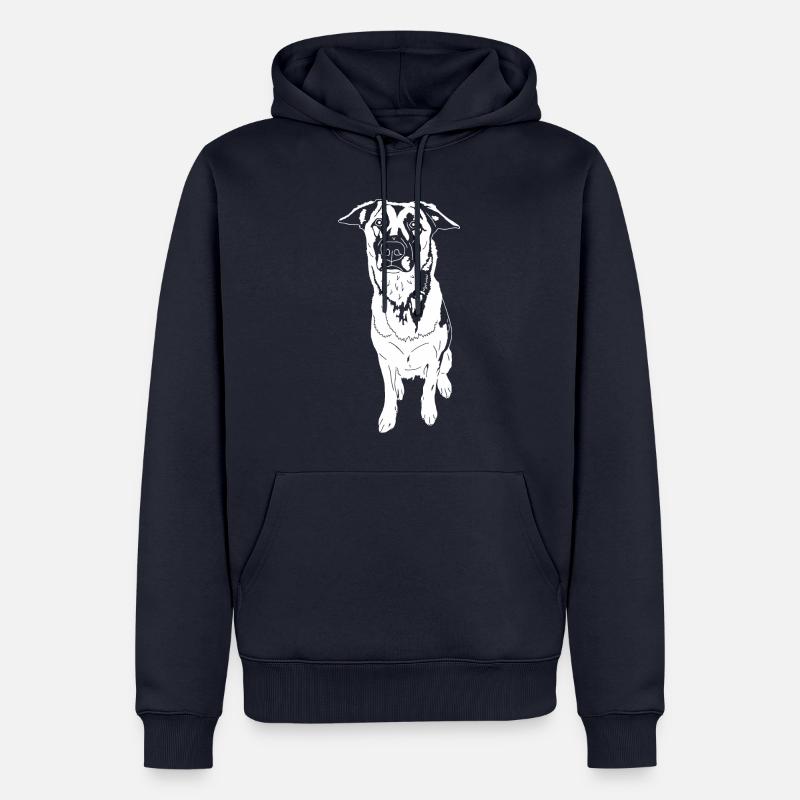 Malinois - Männer Premium Bio Hoodie - Navy
