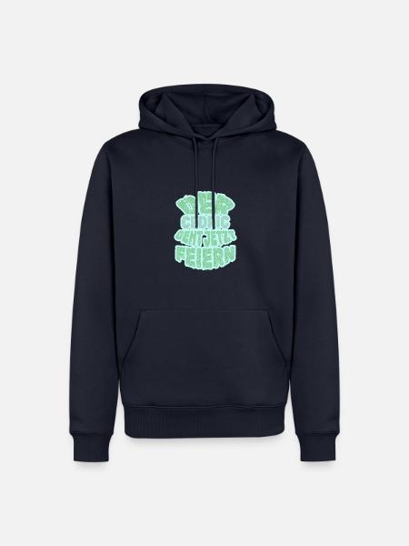 Cedric Cedric - Männer Premium Bio Hoodie - Navy