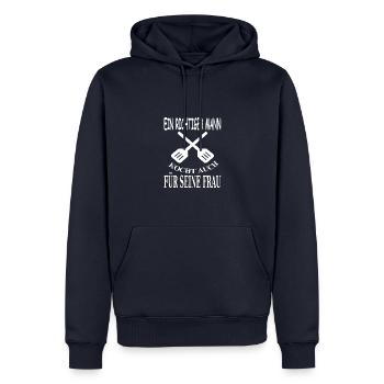 Kochen lecker essen Koch Chefkoch Kochlöffel gift - Männer Premium Bio Hoodie - Navy - Vorne - Nico (187cm)