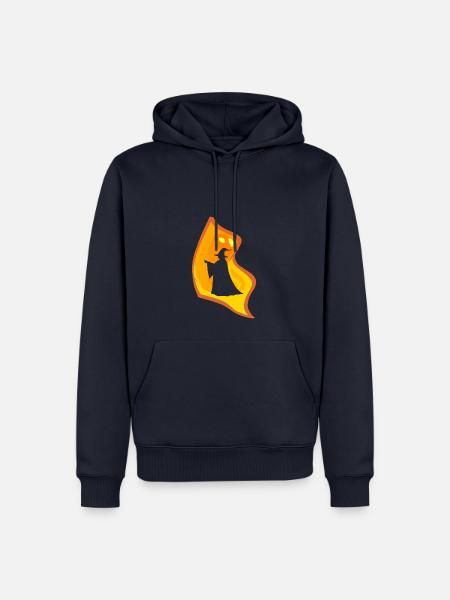 Magier Buehne Illusionen - Männer Premium Bio Hoodie - Navy