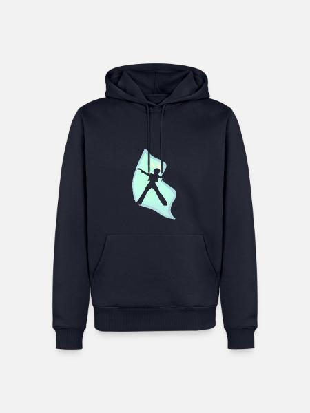 Disco Nachtleben Party - Männer Premium Bio Hoodie - Navy