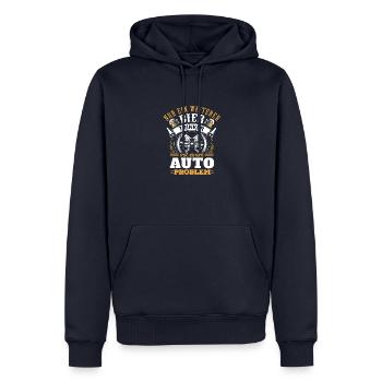 Nur ein weiterer Bier trinker mit Auto Problem - Männer Premium Bio Hoodie - Navy - Vorne - Nico (187cm)