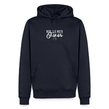 Der kleinste tuner - Männer Premium Bio Hoodie - Navy - Vorne - Nico (187cm)