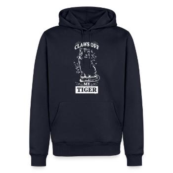 Tiger Afrika Asien Dschungel - Männer Premium Bio Hoodie - Navy - Vorne - Nico (187cm)