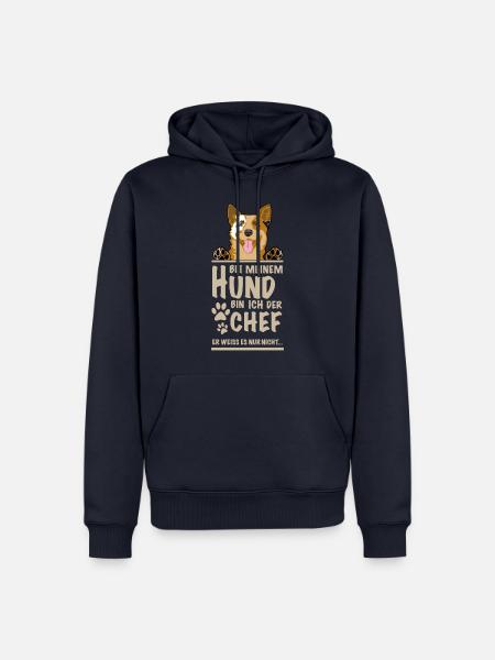 Chef Cattle - Männer Premium Bio Hoodie - Navy