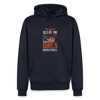 I Teach Girls Basketball Coach - Männer Premium Bio Hoodie - Navy - Vorne - Nico (187cm)