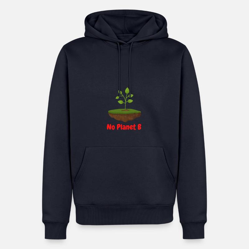 No Planet B - Männer Premium Bio Hoodie - Navy