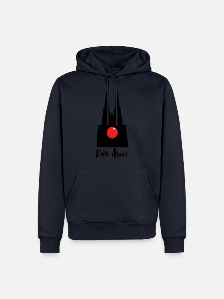 Karneval Kölle Alaaf am Kölner Dom - Männer Premium Bio Hoodie - Navy