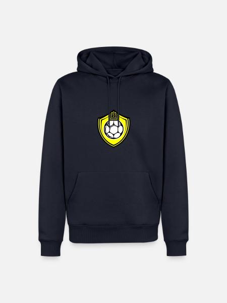Soccer Logo Shield Team - Men’s Premium Organic Hoodie - navy