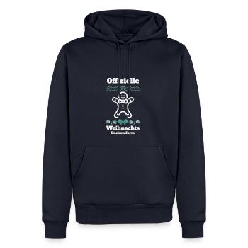 Offizielle Weihnachts-Backuniform - Männer Premium Bio Hoodie - Navy - Vorne - Nico (187cm)