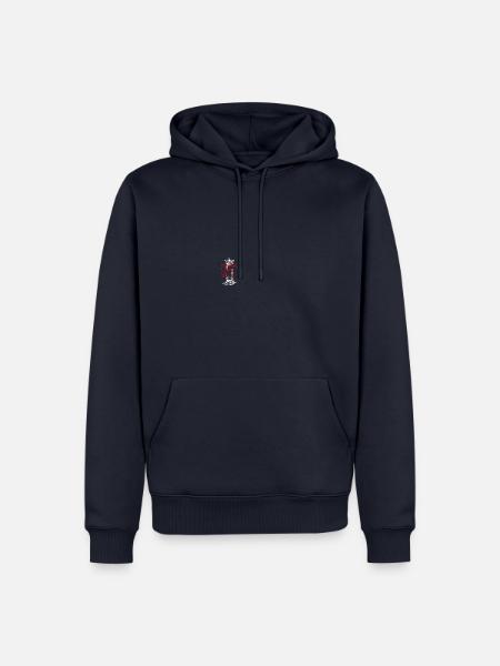 Altmodisches Schneidegerät - Männer Premium Bio Hoodie - Navy