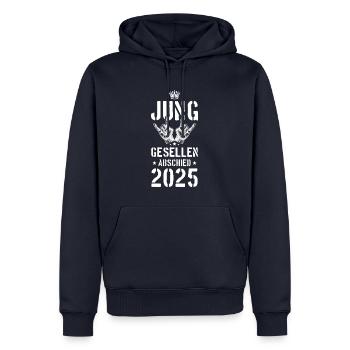 Junggesellenabschied 2025 Jga Team - Männer Premium Bio Hoodie - Navy - Vorne - Nico (187cm)
