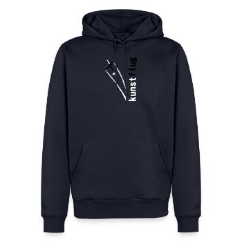 Segelflugzeug Segelfliegen Segelflieger Kunstflug - Männer Premium Bio Hoodie - Navy - Vorne - Nico (187cm)